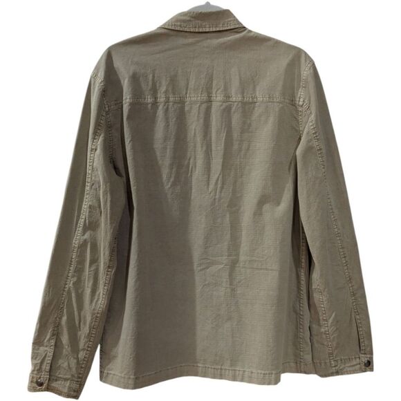 Lucky Brand Type L-54C Twill Utility Jacket Men's M Tan Textured - Picture 3 of 8
